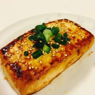 豆腐の焦がしバター醤油ステーキ☆